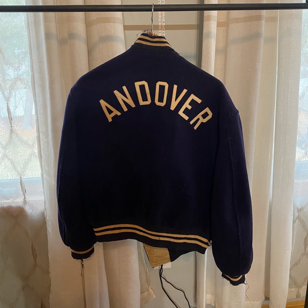 Vintage Original 80s Andover Letterman Jacket